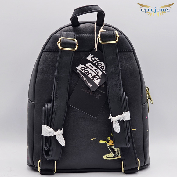 Loungefly Disney Alice In Wonderland Cameo Floral Black Mini Backpack Bag New - Picture 6 of 9